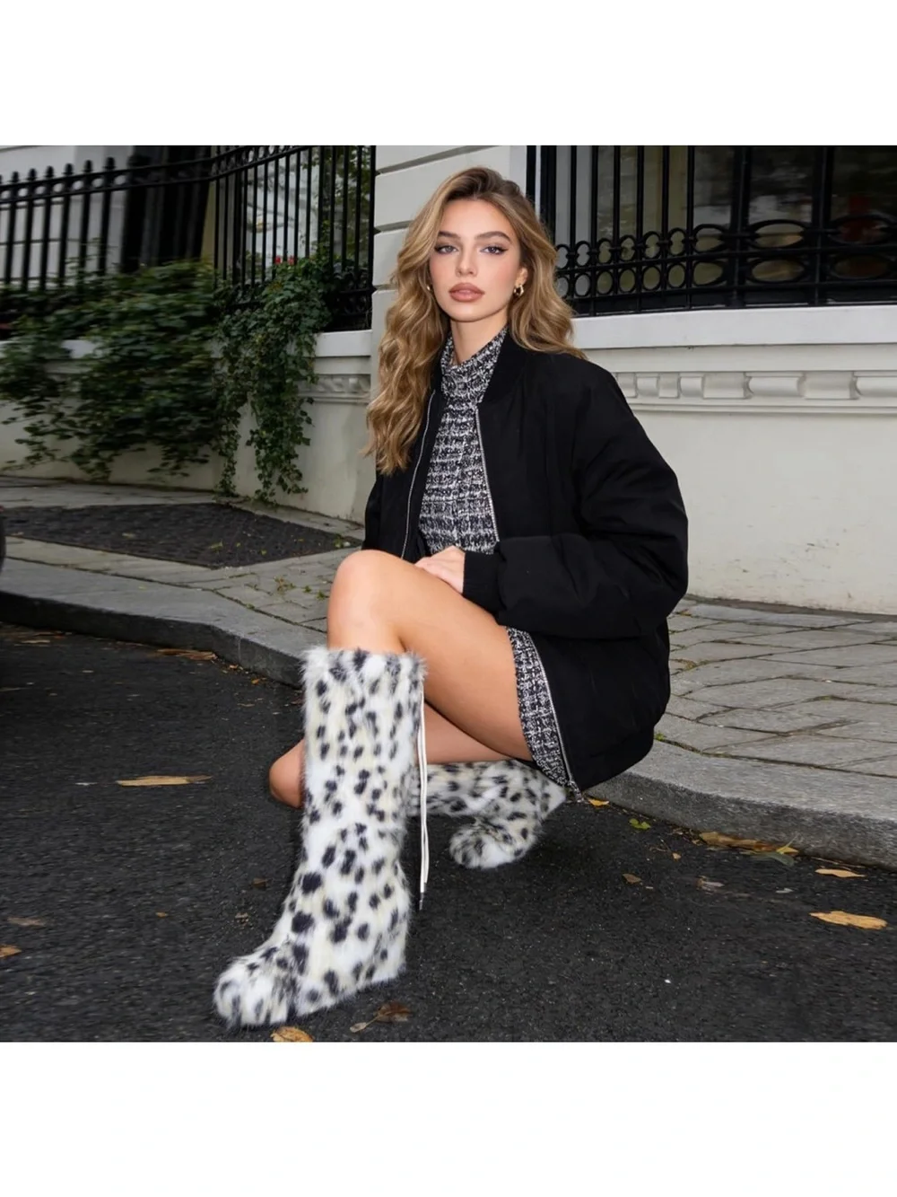 Leopard Print Boots